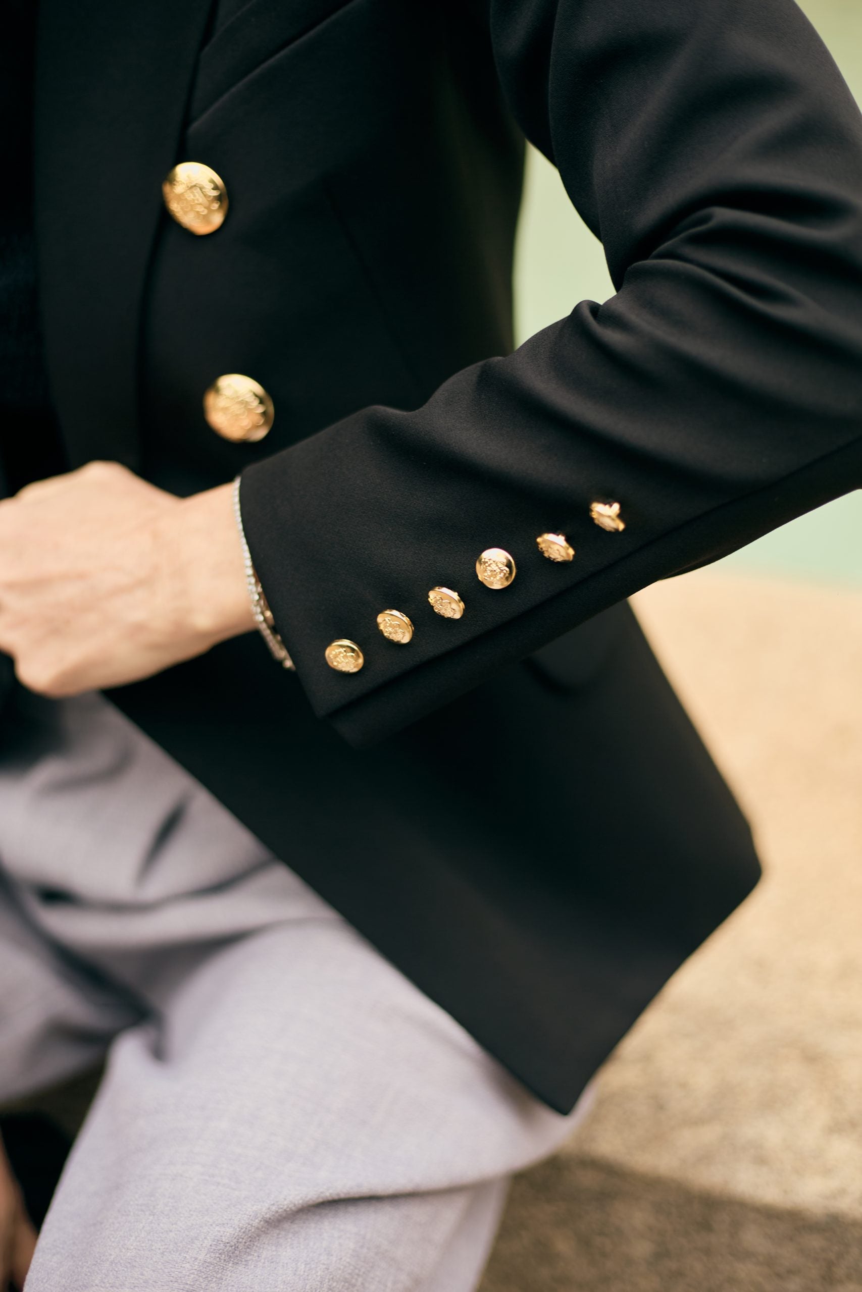 Blazer Italy Alfaiataria Preto Ammis Moda