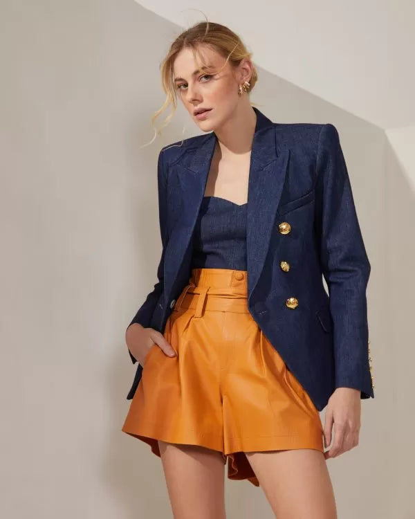 Blazer Italy Jeans Escuro ammis moda