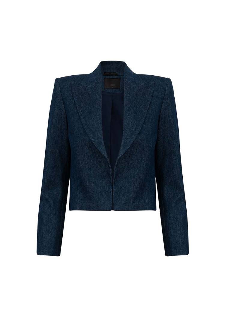 Blazer Verona Jeans Escuro ammis moda