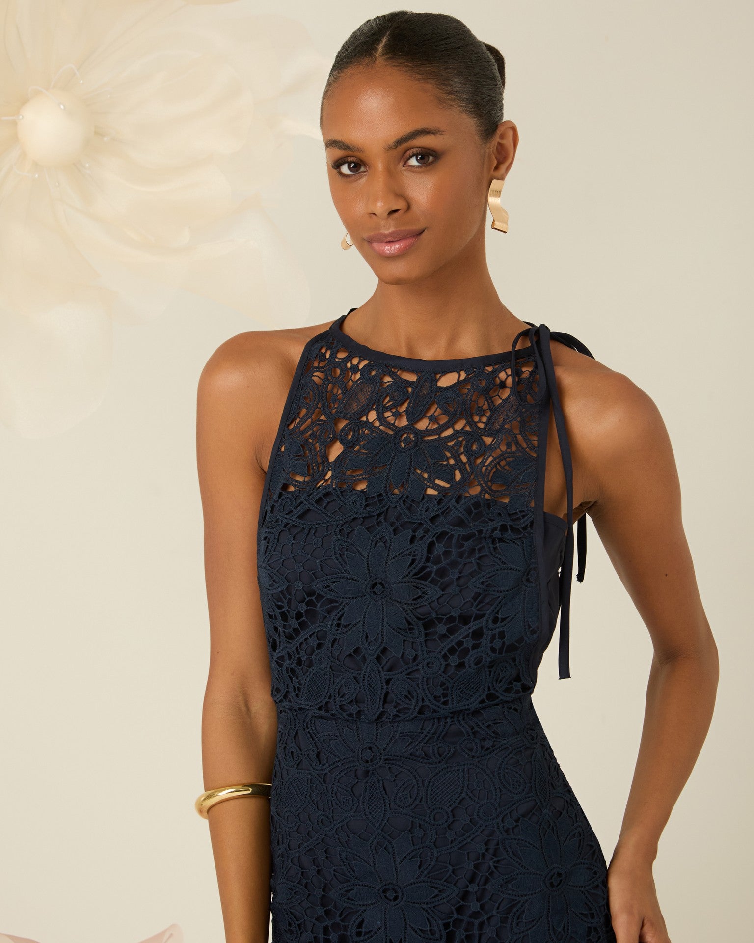 Vestido Alejandra Fiore Marinho Ammis Moda