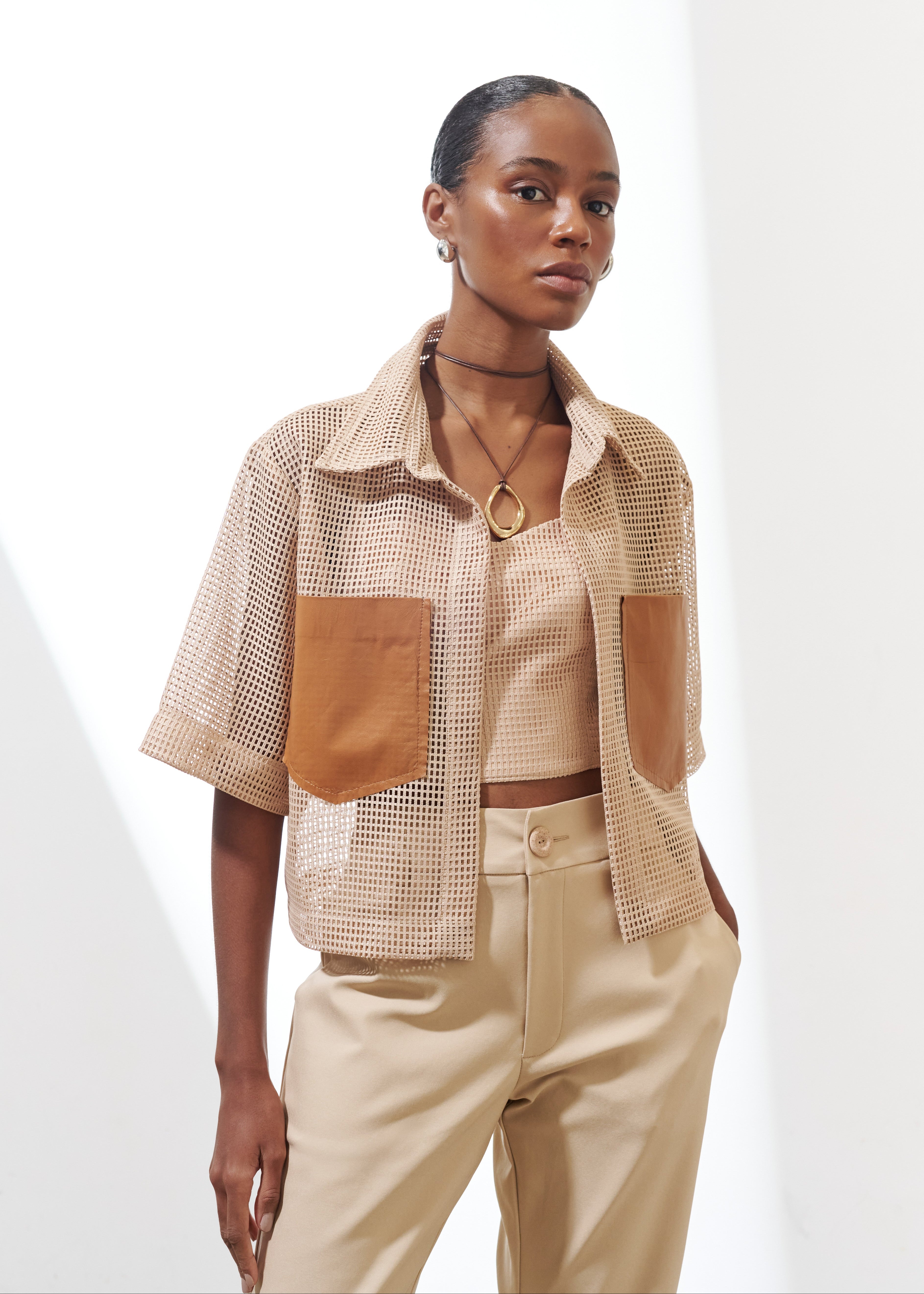 CAMISA NAPOLES MANGA CURTA AMMIS MODA