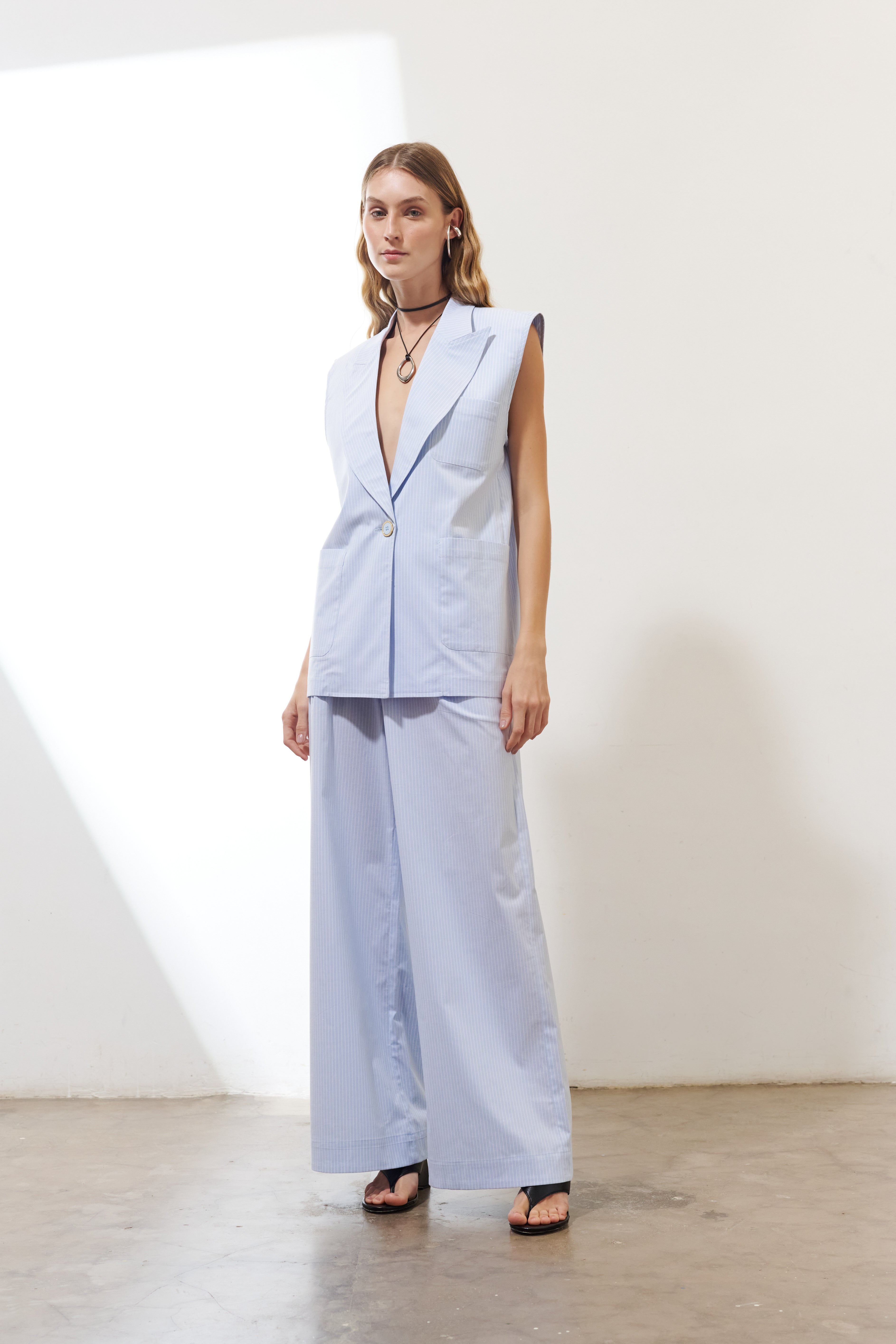 COLETE CAPRI LISTRADO