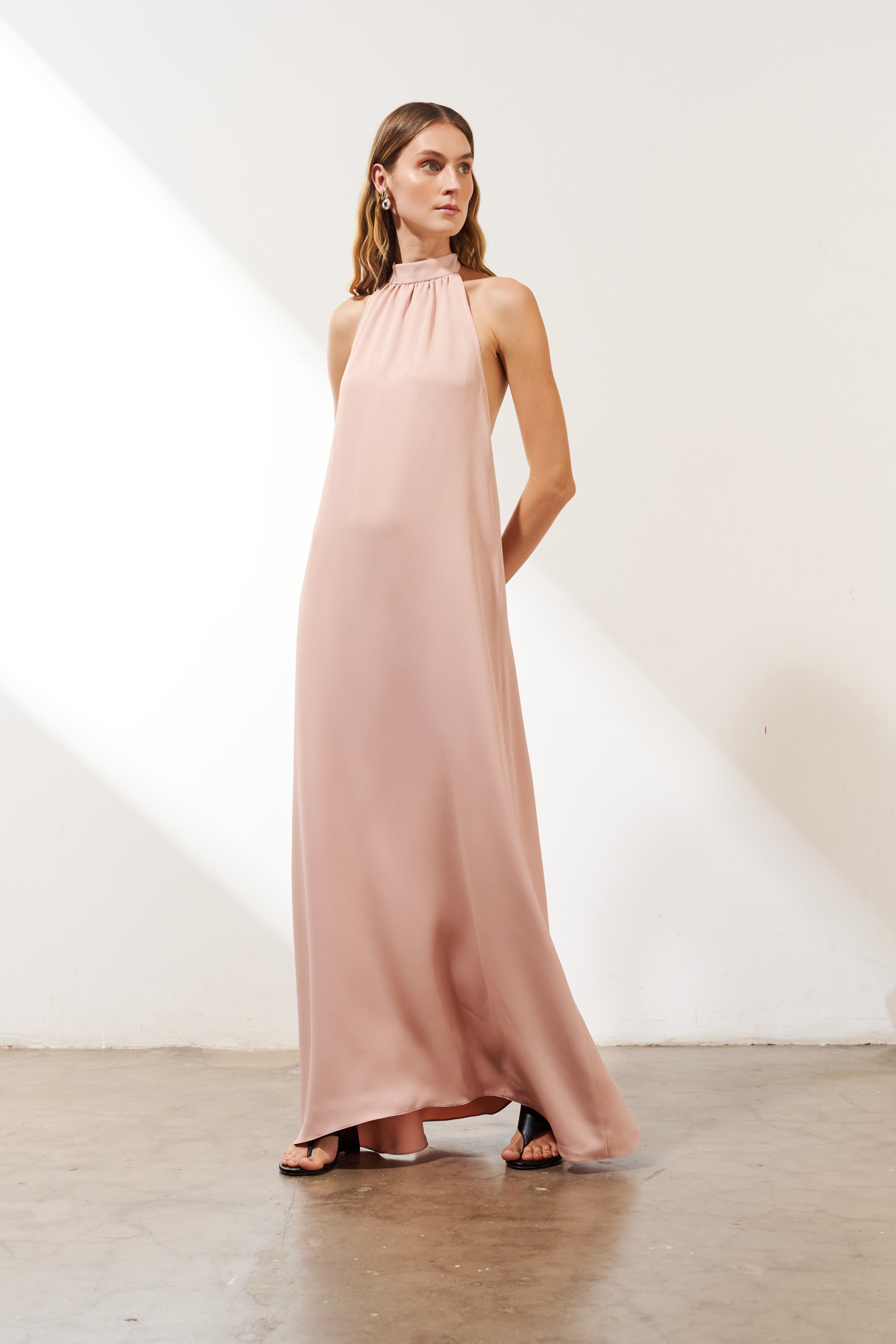 VESTIDO LA CONCHA ROSA AMMIS MODA
