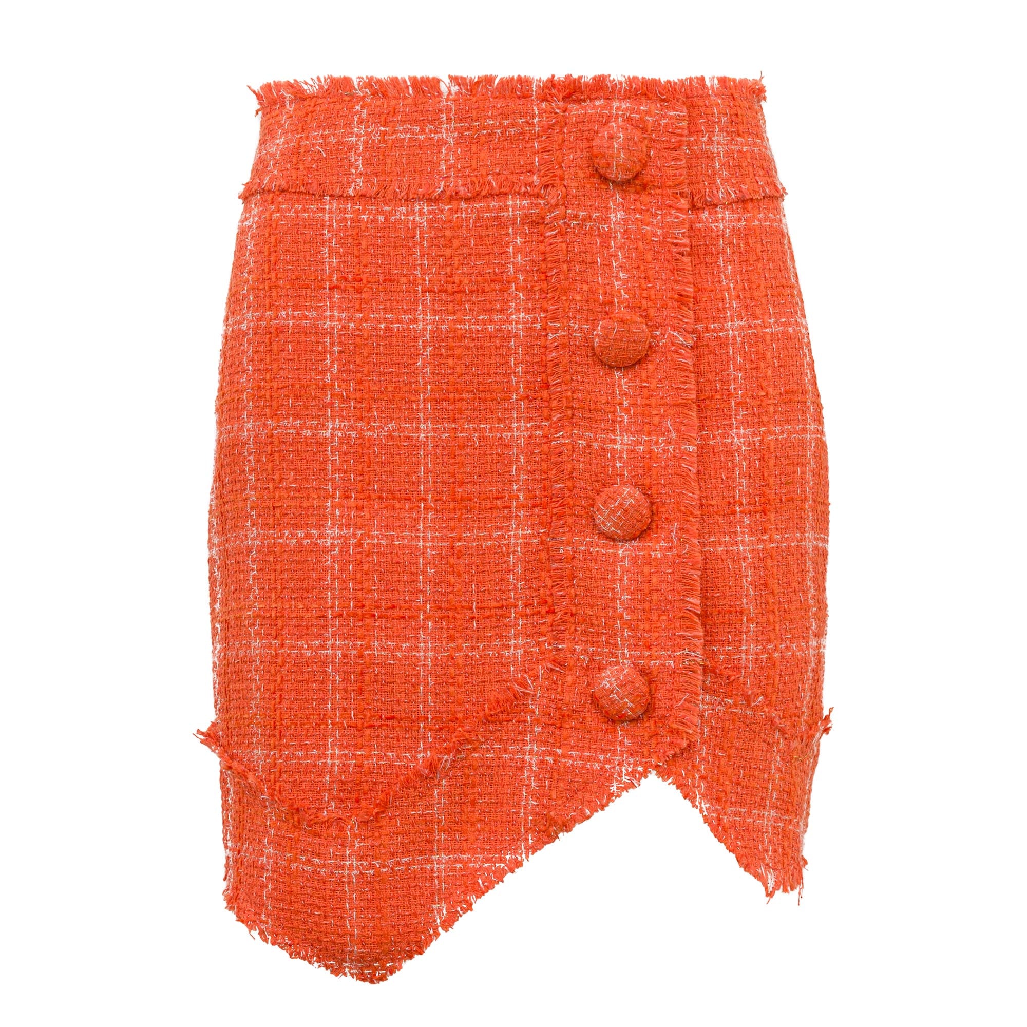Saia Kimberly Tweed Laranja ammis moda