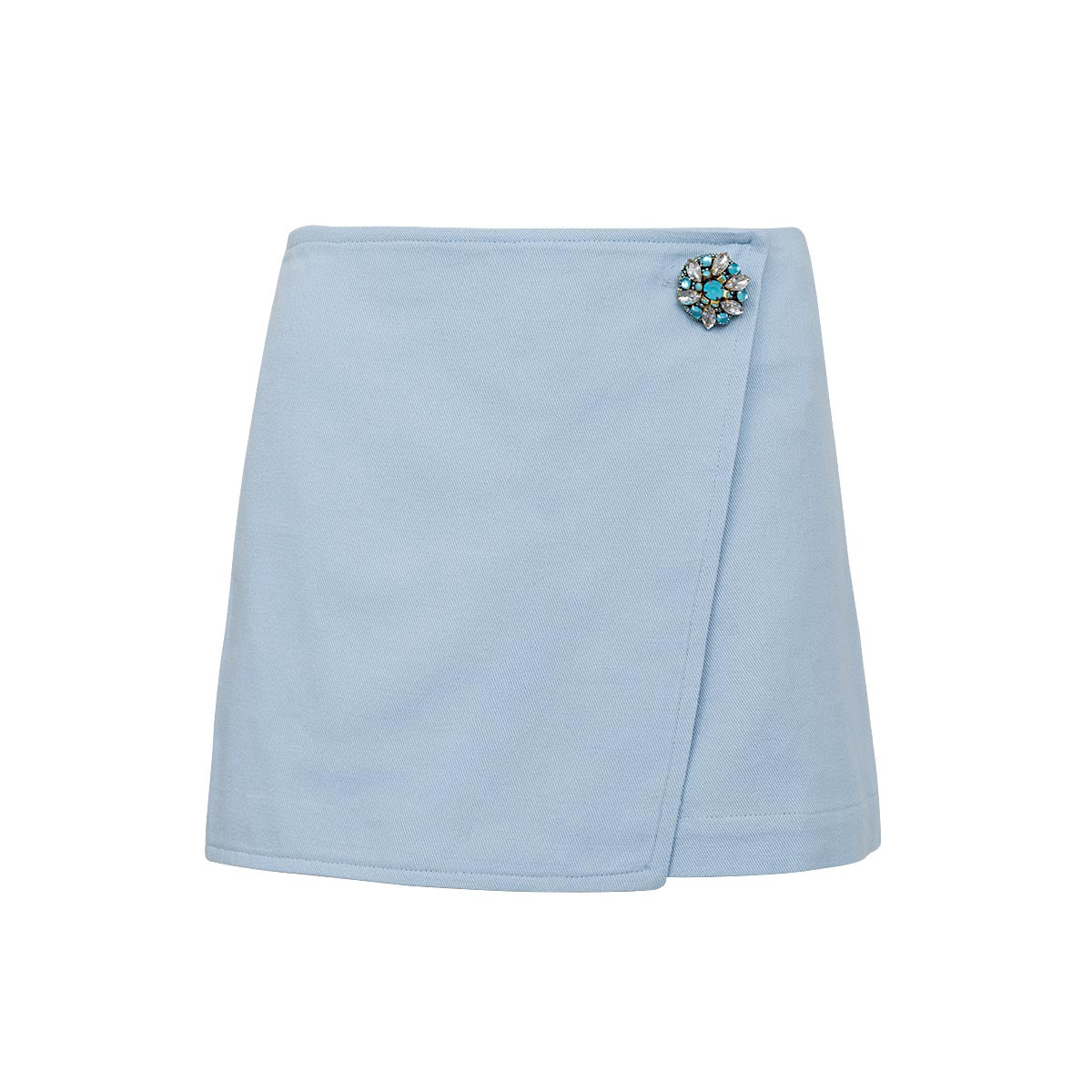 SHORT SAIA AZURE