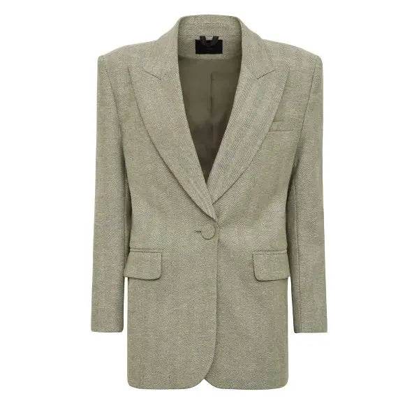 blazer kiara essence green ammis moda