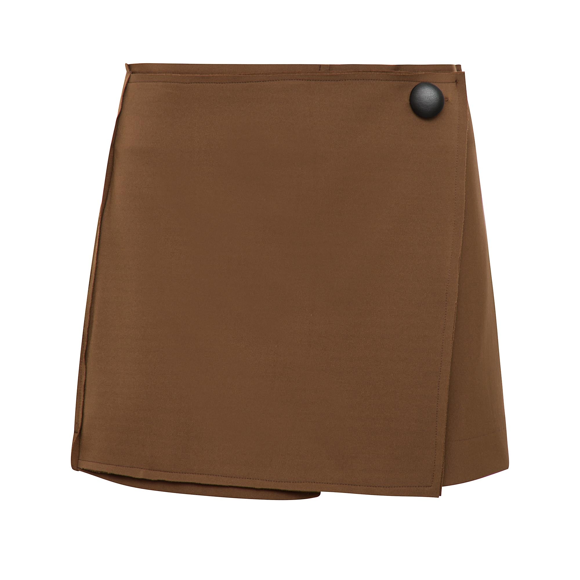 Short Saia Brittany Marrom ammis moda