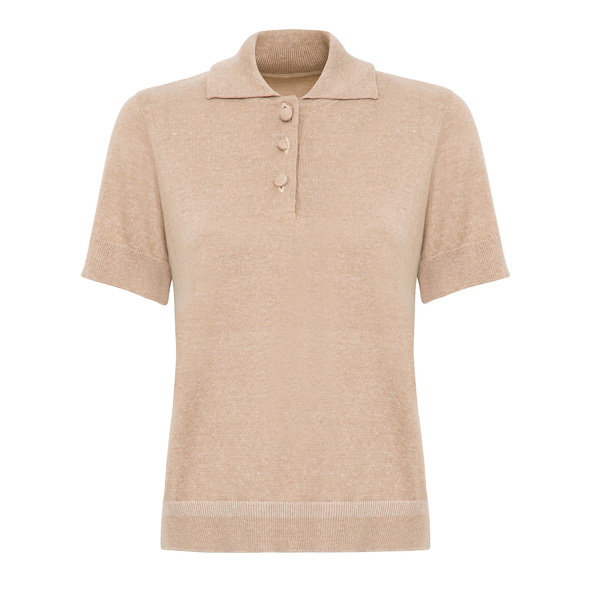 blusa jackie tricot areia ammis