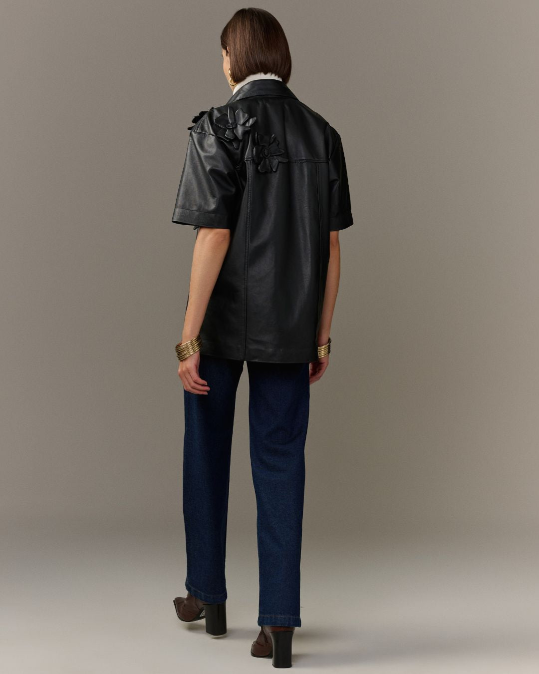 CAMISA COLÔNIA COURO