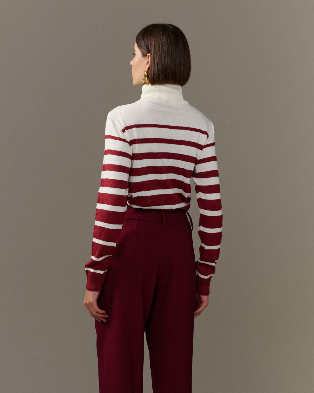 BLUSA NICE TRICOT VINHO