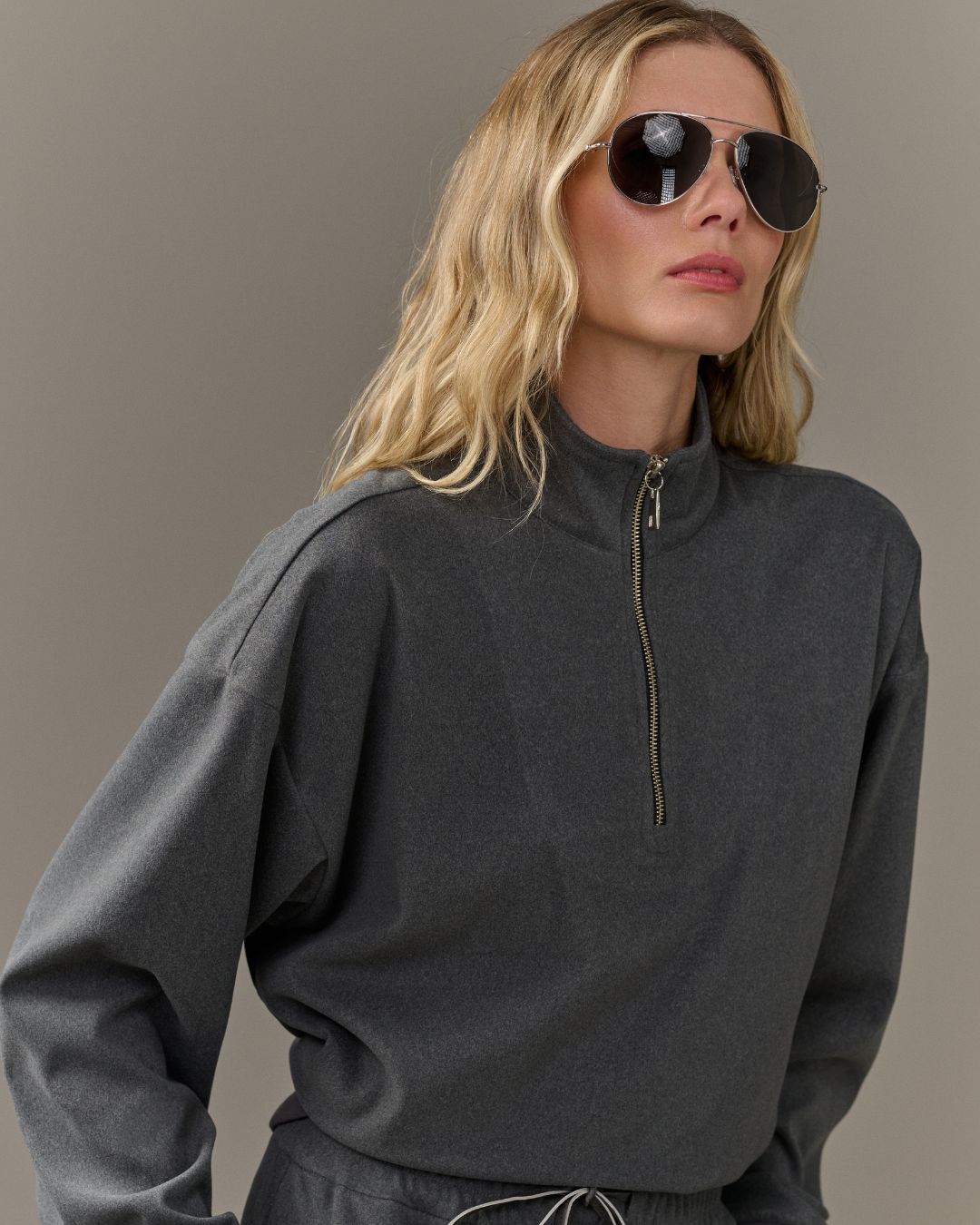 BLUSA BASTILLE MOLETOM