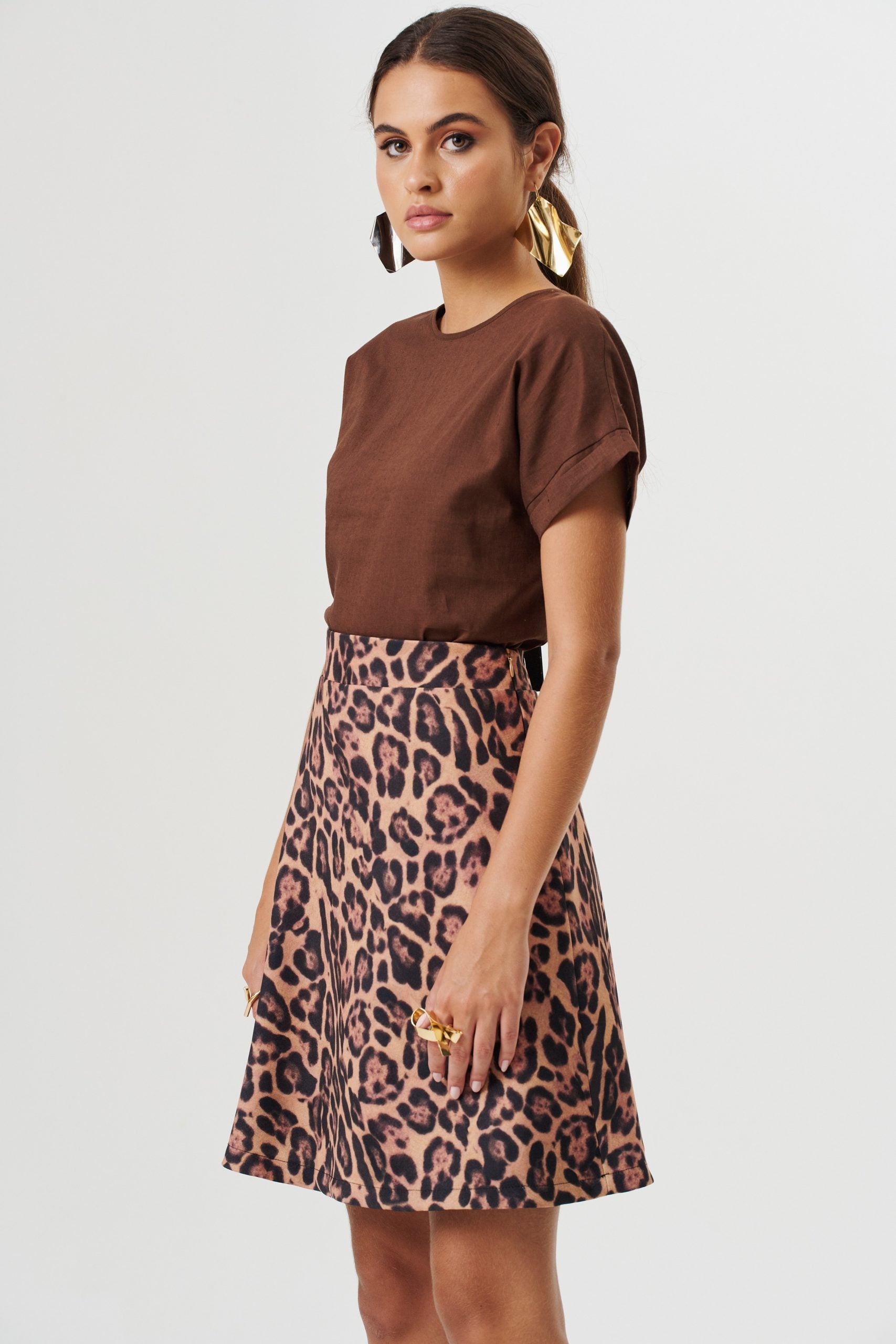 Blusa Lary Café ammis moda