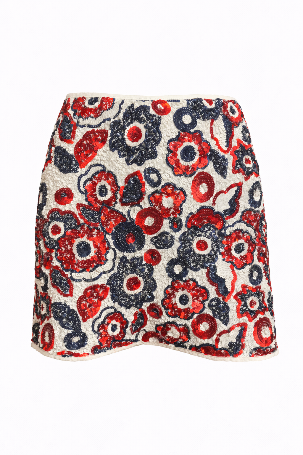 SAIA SARGO CURTA BORDADA