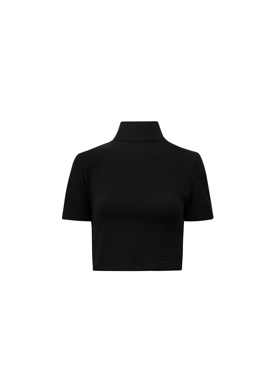 Blusa Sandra Malha Rustic Preta ammis moda