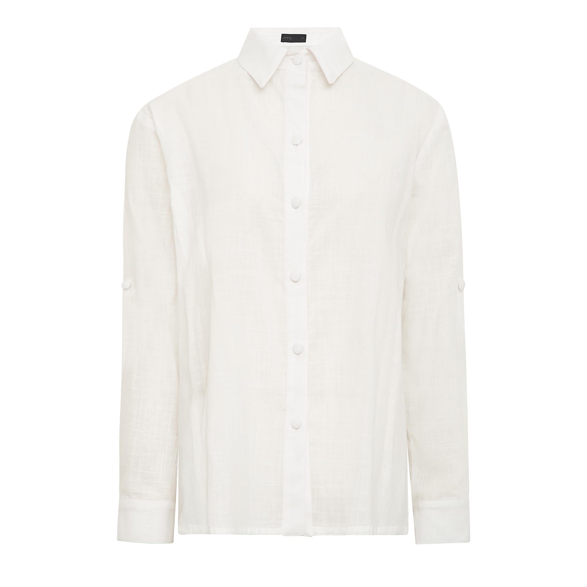 camisa angela linem off ammis moda