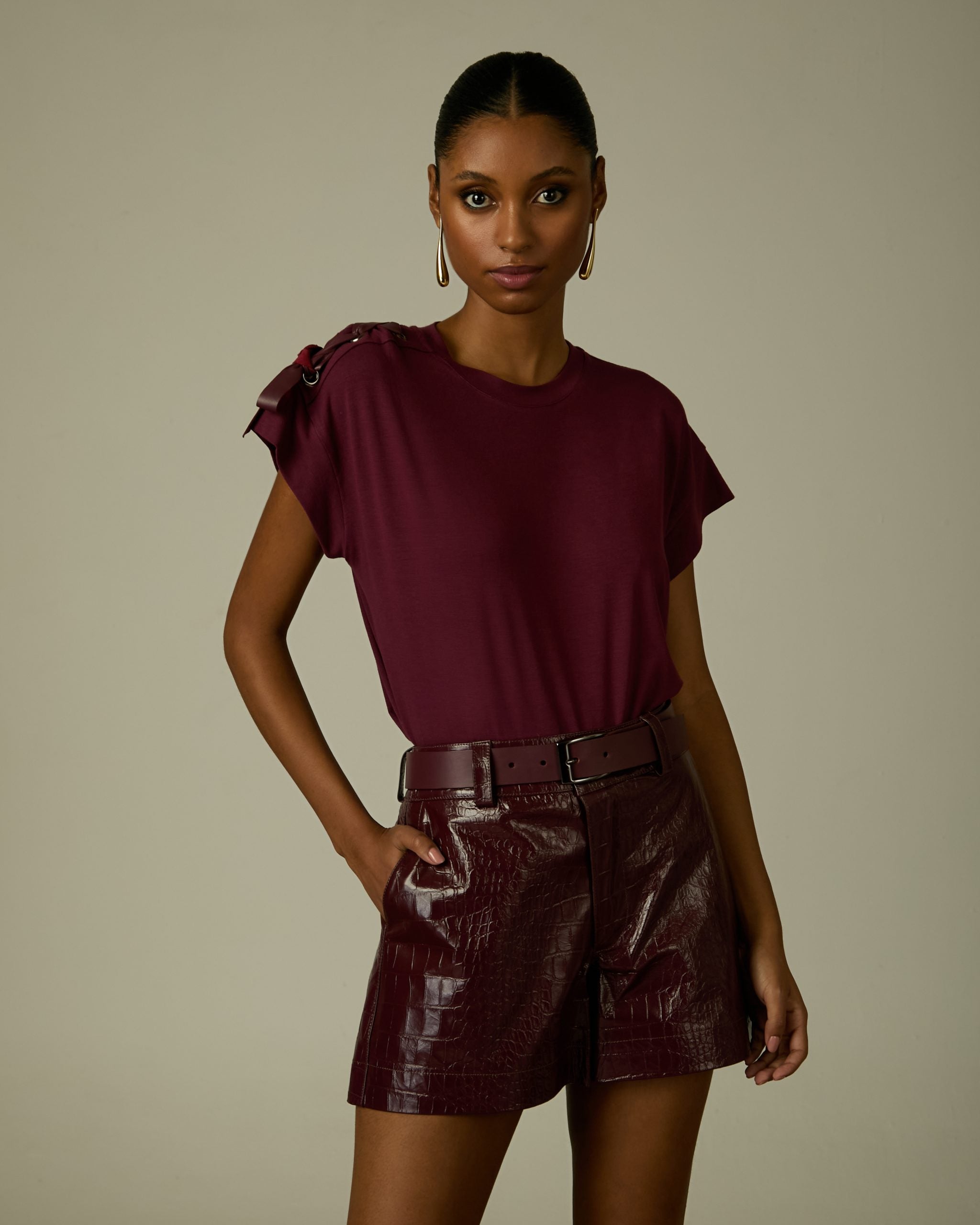 blusa sofia purple ammis moda