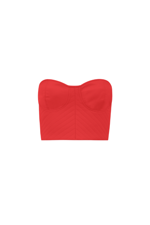 TOP ANDY COURO CORAL