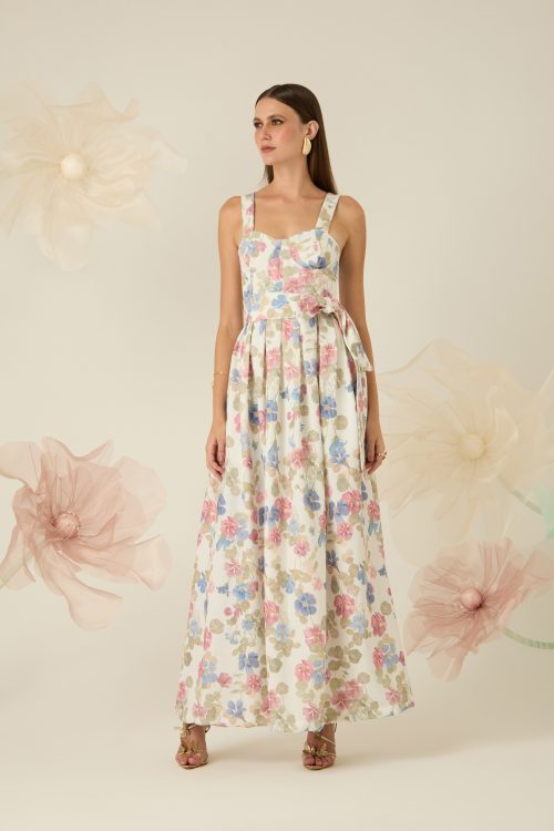 VESTIDO HILLARY PAINT FLOWER