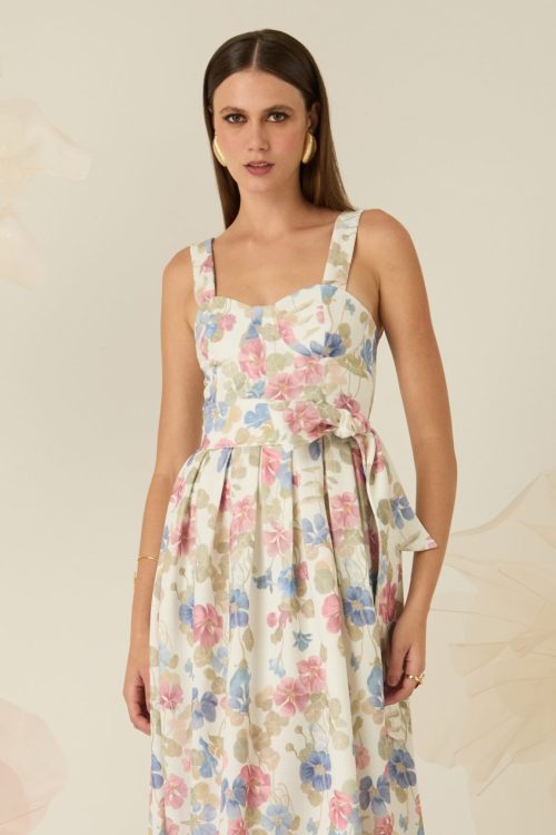 VESTIDO HILLARY PAINT FLOWER