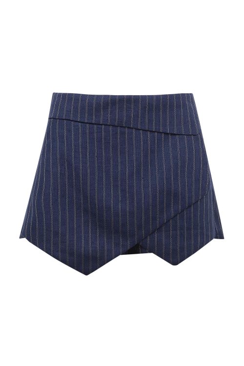 Short Delaine Gold Stripe