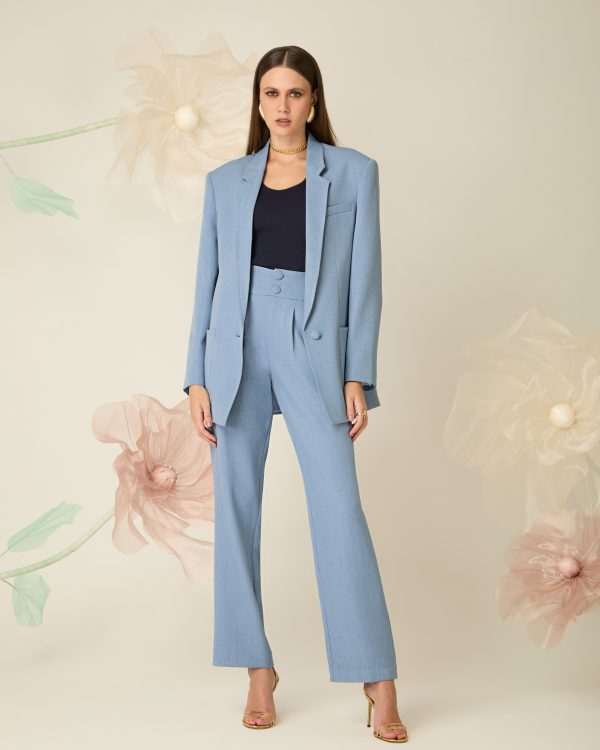 blazer kiara caribe blue ammis moda